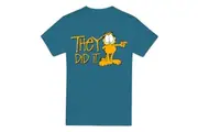 Garfield Mens They Did It T-Shirt (Slate) - UTTV6033