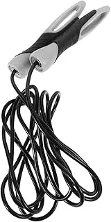 Abaodam Fitness Jump Rope for Adults and Durable Non Tangle Skipping Rope with Ball Bearings for Speed Jumping Workouts Elegant and Grey Design