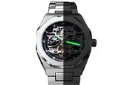 Luxury Mens Skeleton Automatic Watch 3D Diamond Dial, Tourbillon Design, Luminous Military Wrist watch