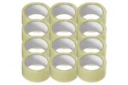 Cumberland Low Noise Packaging Tape 48mmx66m Clear Pack 12 Rolls BULK