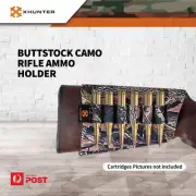 Xhunter Break Up Neoprene Buttstock 6 Ammo Holder Rifle Gun Load Carrier Camo
