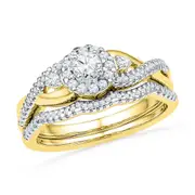 1/2CTW-Diamond 1/5CT-CRD CIARA BRIDAL SET