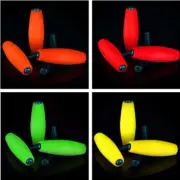 20 pcs Peg Floats Foam Cigar Floats Fishing Bobber with Pipe Plug Floats
