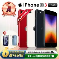 在飛比找momo購物網優惠-【Apple】A級福利品 iPhone SE3 64G 4.