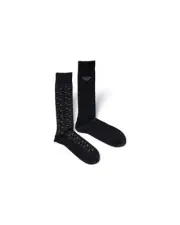 Emporio Armani Underwear EA Socks Eagle Logo Style Men Black