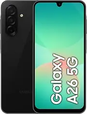 [Samsung] Galaxy A26 5G, Android Smartphone, 128GB Storage, 6GB RAM, Black, 50MP Camera, Large Display, Long Battery Life (UAE Version)