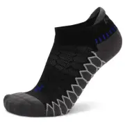 Balega Silver Socks Dry Feet Running Sports Compression US W8.5-10.5/M7-9 Black