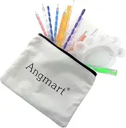 Angmart 16 Pieces Mandala Art Dotting Tools kit for Mandala Rock Painting,Dot Art Painting,Drawing & Drafting, Kids' Crafts, Nail Art, Painting Tool Set