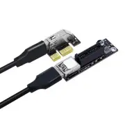 PCIE Riser Cable 10Gbps USB 3.0 PCI Express X1 to X1 Extension Cable2249