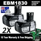 2X for Hitachi 18v 7.0Ah LI-ION Post Style EBM1830 Battery BCL1815 1840