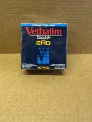 Datalife Verbatim Diskettes MF 2HD 10 PCS. SEALED 3.5"