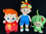 Cocomelon Tomtom Plush New Tag Nico Baby Squishmallow Moonbug Entertainment
