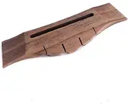 FUNOMOCYA 4 String Rosewood Guitar Bridge for String Classical Instruments Enhances Sound Clarity Stability Replacement for Guitar Parts Brown