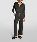 Vuori Lux Intentions Jumpsuit Black Athelisure Lounge Wear Minimalist XL NWT