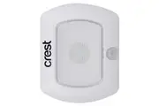 Crest Rechargeable 50 Lumens LED Light Compact w Motion Sensor Night Lamp White