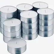 IKEA GLIMMA Maxi Tea Lights Unscented (Pack of 24)
