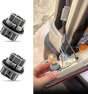 2PCS Front Turn Signal Light Bulb Plug Socket, Socket Plug Turn Signal Assembly Compatible with Toyota Sequoia 4Runner Venza, Replaces# 90075-60060