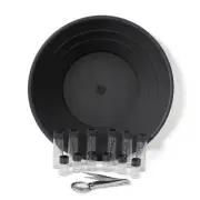 ASR Outdoor 14pc Black Gold Panning Kit with Collection Vials Gold Pan Tweezer