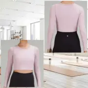 Lululemon Ebb to Street Long-Sleeve Shirt Pink Peony size 10 NWT