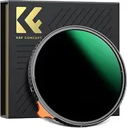 K&F Concept 67mm Variable ND Lens Filter ND3-ND1000 (1.5-10 Stops) Putter Adjustable HD Neutral Density Filter with 28 Multi-Layer Coatings for Camera Lens (Nano-X Series)