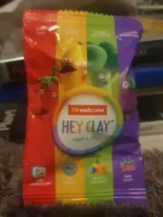 "Hey Clay" Fun Non -Toxic Biodegradable Kid Safe Modeling Clay, (6) 5 Gram Packs