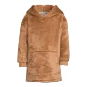 Wonder Nation Toddler Unisex Boys Girls Soft Faux Sherpa Snugget Hoodie Size: 3T