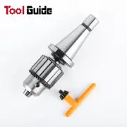 1-16mm B18 ISO40 NT40 M16 Milling Drawbar End Arbor Heavy Duty Drill Chuck + Key