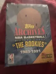 Topps Archives NBA Basketball Cards The Rookies 1981-1991 Sealed Box
