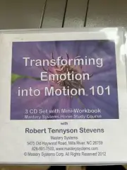 3 CDs Full Home Study Course Set Robert Tennyson Stevens Transforming EmotionNEW