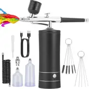 Portable Airbrush Automatically Handles Model Painting, Nails, Makeup B S2K7