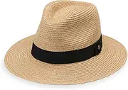 [Wallaroo Hat Company] Women’s Petite Palm Beach Fedora – UPF 50+ UV Protection Sun Hat, Packable, Adjustable, Small Size