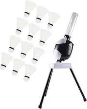 ａ aternee Automatic Badminton Serve Machine Badminton Launcher Electric Trainer Device Shuttlecock Launcher Badminton Trainer for All Levels Indoor