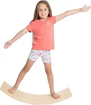 Wooden Balance Board, Balance Beam, Gymnastics Beam, Gymnastics Beam for Training, Practice, Physical Therapy and Home Use