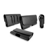 For Samsung Galaxy A20/ A30 / A50 Leather Pouch Carrying Case w/ Belt Clip Loops