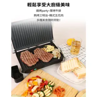 【黑柴家電】小澤牛排燒烤機/牛排機/帕尼尼 [可熱壓吐司] KW-563BBQ