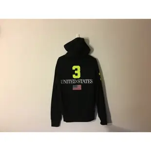 Polo Ralph Lauren 螢光綠 USA hoodie 連帽上衣 連帽外套 大馬