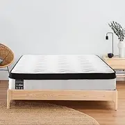 ChiroSleep Luxury Orthopaedic Mattress, Euro Top, 5-Zone Pocket Spring, Medium Firm, Natural Latex (Single)