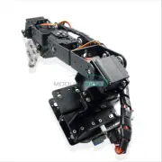 Aluminium Robot 6 DOF Arm Claw Mount Kit Mechanical Robotic Arm for Arduino-