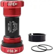 Frediuo Bike Bottom Bracket Thread Type Bottom Bracket BC1.37 High Strength 68-73mm Threaded, BB Crankset Parts for Cycling, Riding
