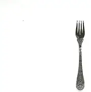 Mepra AZC1096CB1121 Table Fish Fork Casabloro Nero, Black