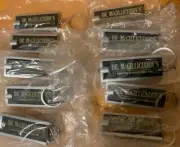 Lot Of 10 Dr. McGillicuddy's Liqueur Flashlight Keychain Key Chain Ring New