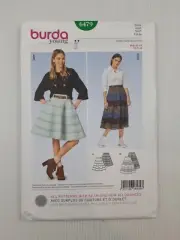 Burda Sewing Pattern 6479 Women's Skirt Pattern Size US 8-18 EUR 34-44 NEW