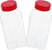 BEBEMOKO Dual Condiment Bottles Salt Pepper Compact Seasoning Containers Plastic for Kitchen Hotel Restaurant