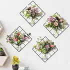 Self-adhesive Wall Stickers Removable Potted Plant Decals Wall Art Home Decor