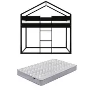 Clay House Loft Bed with Vesta Single Mattress