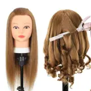 Mannequin Manikin Head for Hairdresser Training Styling Practice Hairdressing
