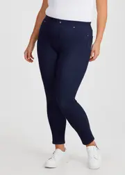 [Virtuelle] Taking Shape The New Best Friend Jegging Size 16 in Indigo, Cotton - Plus Size Women's Clothing Indigo
