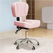Adjustable Saddle Salon Stool Gas Lift Chair,Swivel Stool Spa Stool,Spa Drafting Salon Tattoo Work Office Stools Task Chair(B)