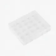 Sew & Stow: 25-Grid Bobbin & Jewelry Organizer - Perfect Plastic Case for Sewing