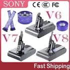 9.5Ah for Dyson V6 V7 V8 V10 Battery Animal Absolute SV03 SV04 SV10 SV11 Filter
